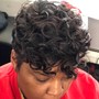 Short Hair/Wrap/Edge (Partial Relaxer)