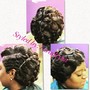 Natural Hair Silk Press