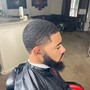 Men's Cut with beard line up