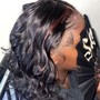 Closure wig touch up