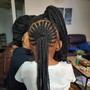 Kid's Braided styles w/weave 12 &amp; under