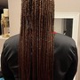 Male box braids full head