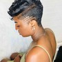 Style curl short hair