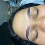 Eyebrow Fill-in And Lash Application