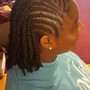 Kid Knotless Braids