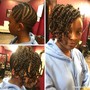 Cornrows w/hair added