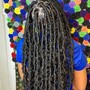 Waist length butterfly Loc Extensions