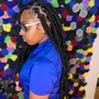 Waist length butterfly Loc Extensions