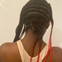 Smedium Knotless braids