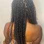 Waist/butt length for small braids