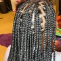 Smedium Goddess Knotless Braids