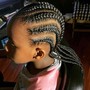 (M)Kid's Braids (w/weave/ beads)