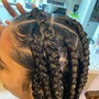 Man/Boys scalp Braids