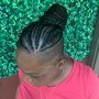 2 Jumbo Feed In Braids