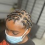 Cornrows/lemonade braids / feed in braids