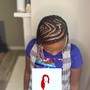 2 Feed-in Braids (Cornrows)