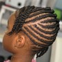 Feed-in Braids (6 or more) Price will vary.