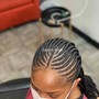 Kid's Cornrows (with extension)