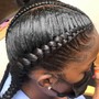 2 Feed In Braids