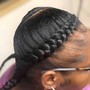 2 Feed In Braids