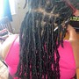 Large Knotless box Braids