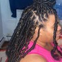 Large Knotless box Braids