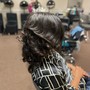 Shampoo, Blow dry and curl