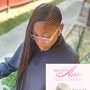 Half knotless/ half sew in