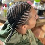 2-8 feed in/stitch Braids $85+