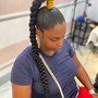 FEED IN STITCH BRAIDS(6)(straight back)