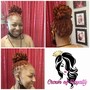 Crochet Mohawk with hair add