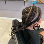 AGES 11-12 Kid's lemonade braids