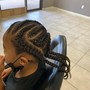 AGES 11-12 Kids knotless braids