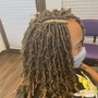 Natural Twist style  half head