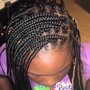 Poetic Justice Braids(rubber band method)