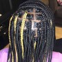 Poetic Justice Braids(rubber band method)