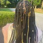 Poetic Justice Braids(rubber band method)