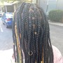 Poetic Justice Braids(rubber band method)