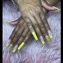 Hard Gel Overlay - Short Nails