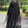 Soft locs ( mid back )