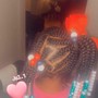 Heart Shaped Knotless Box Braids