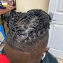 Natural hair box braids