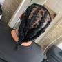 2 French Braids