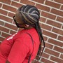 Straight Back Styles Max 10 Braids