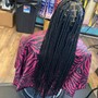 Single/individual braids (no hair added)