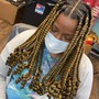 Single/individual braids (no hair added)