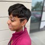 Relaxer haircut and style