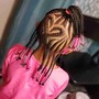 Kid's Braided ponytail