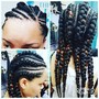 Goddess Braids/Ghana Braids/Feed In