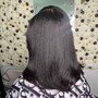 Silk press/Wash/ Condition/Blowdry/ Straightening